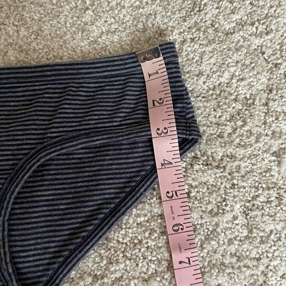 Aerie Blue & Gray Stripped Boybrief Panties Size M - Picture 5 of 7